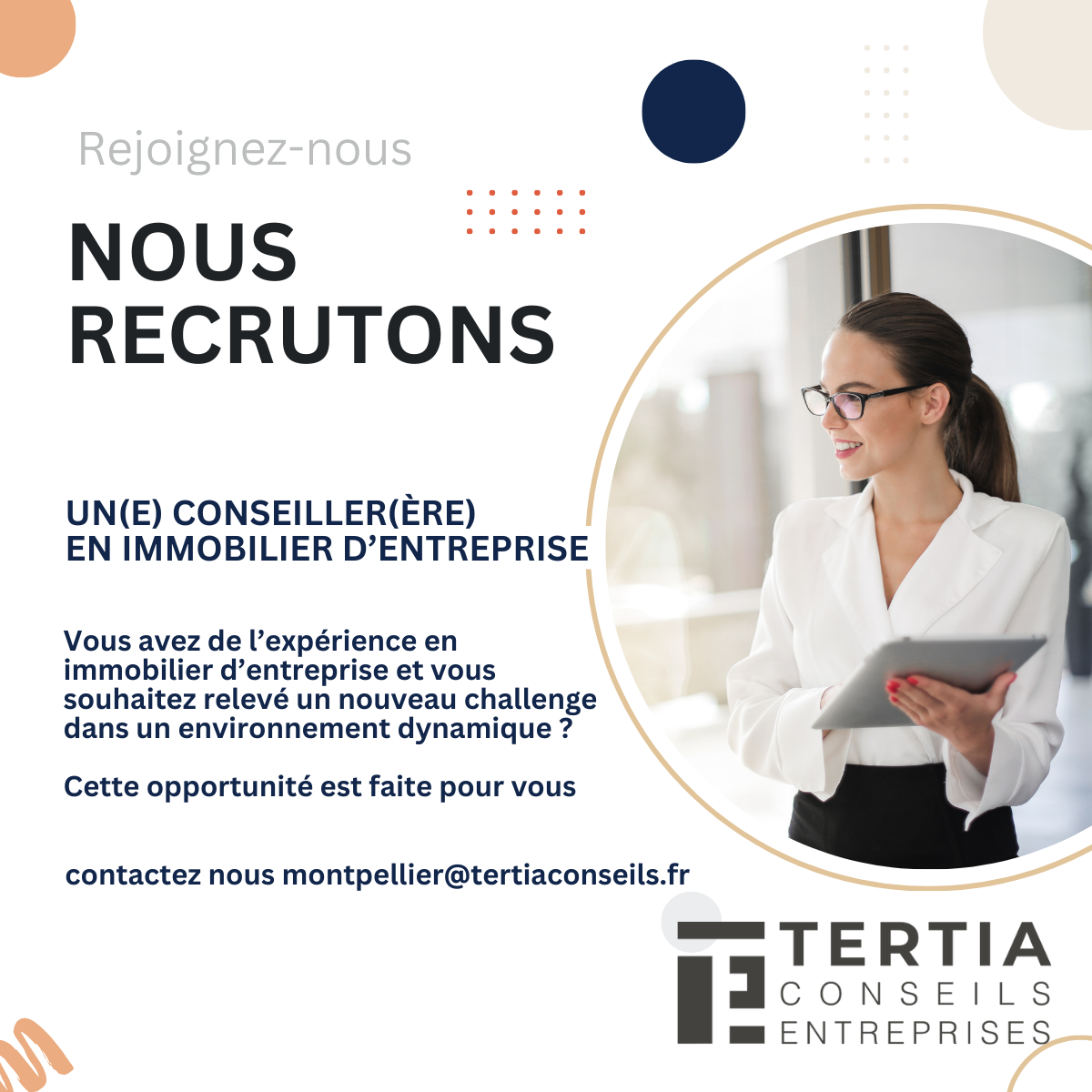 Nous recrutons un(e) Consultant(e) en Immobilier d