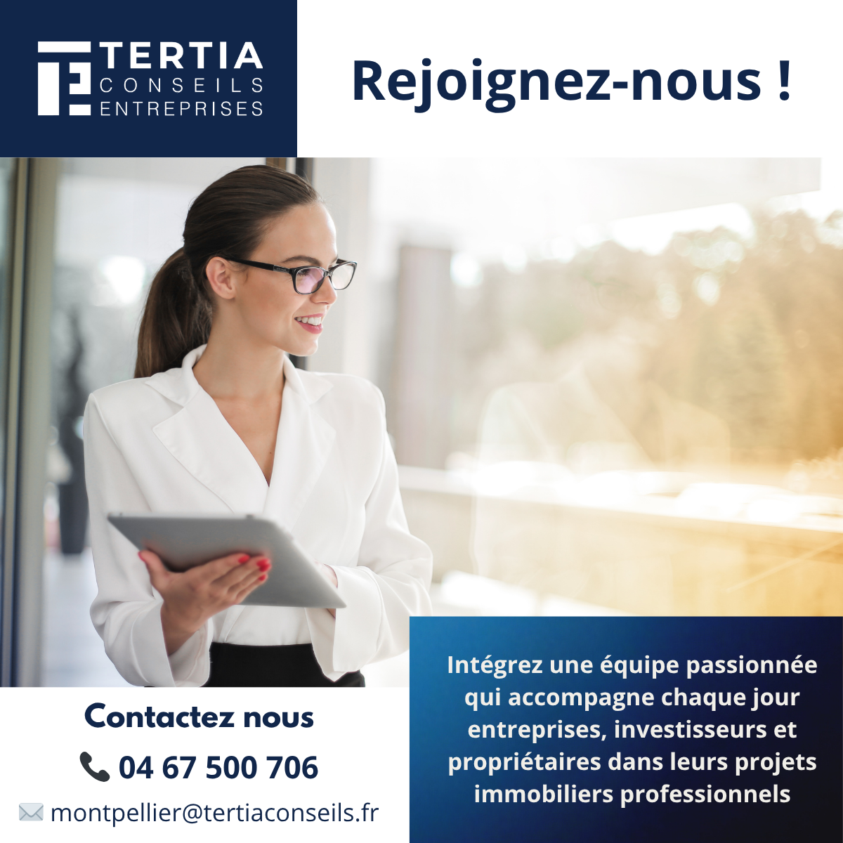 TERTIA Conseils agrandit son équipe ! 