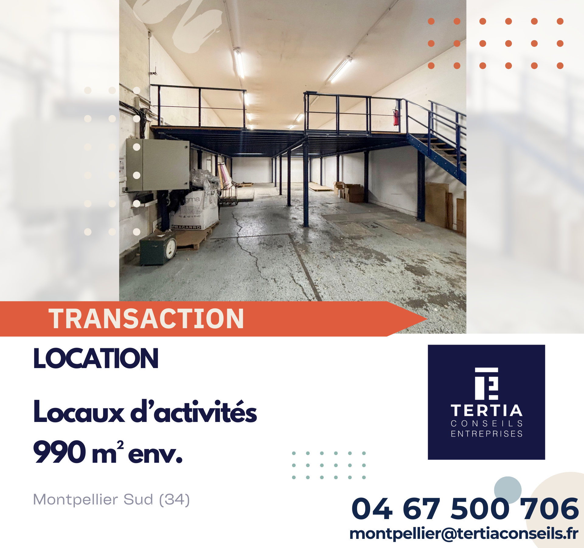 NOUVELLE TRANSACTION REALISEE