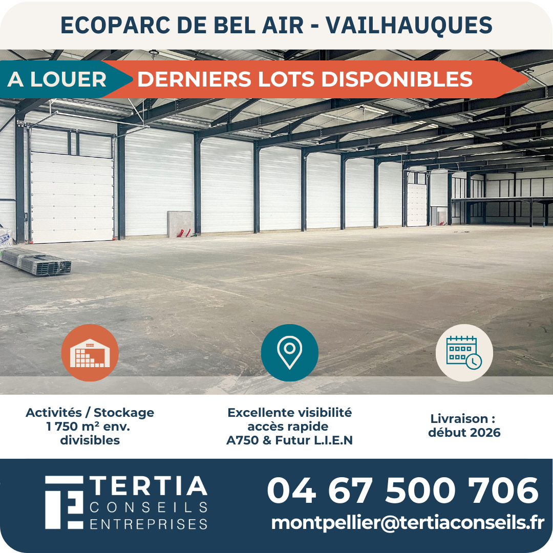 Les travaux avancent sur l'ECOPARC de Bel Air à Vailhauquès (34) !