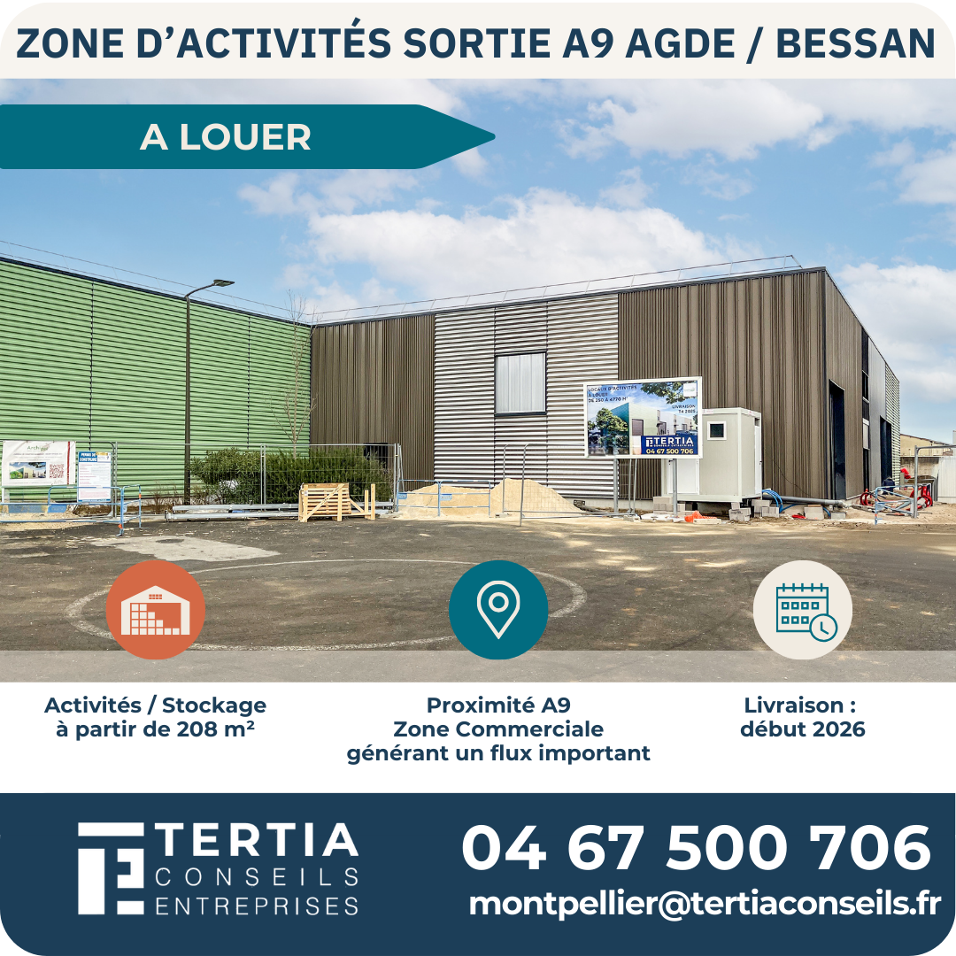 NOUVELLE OPPORTUNITÉ - LOCAUX D'ACTIVITES A LOUER