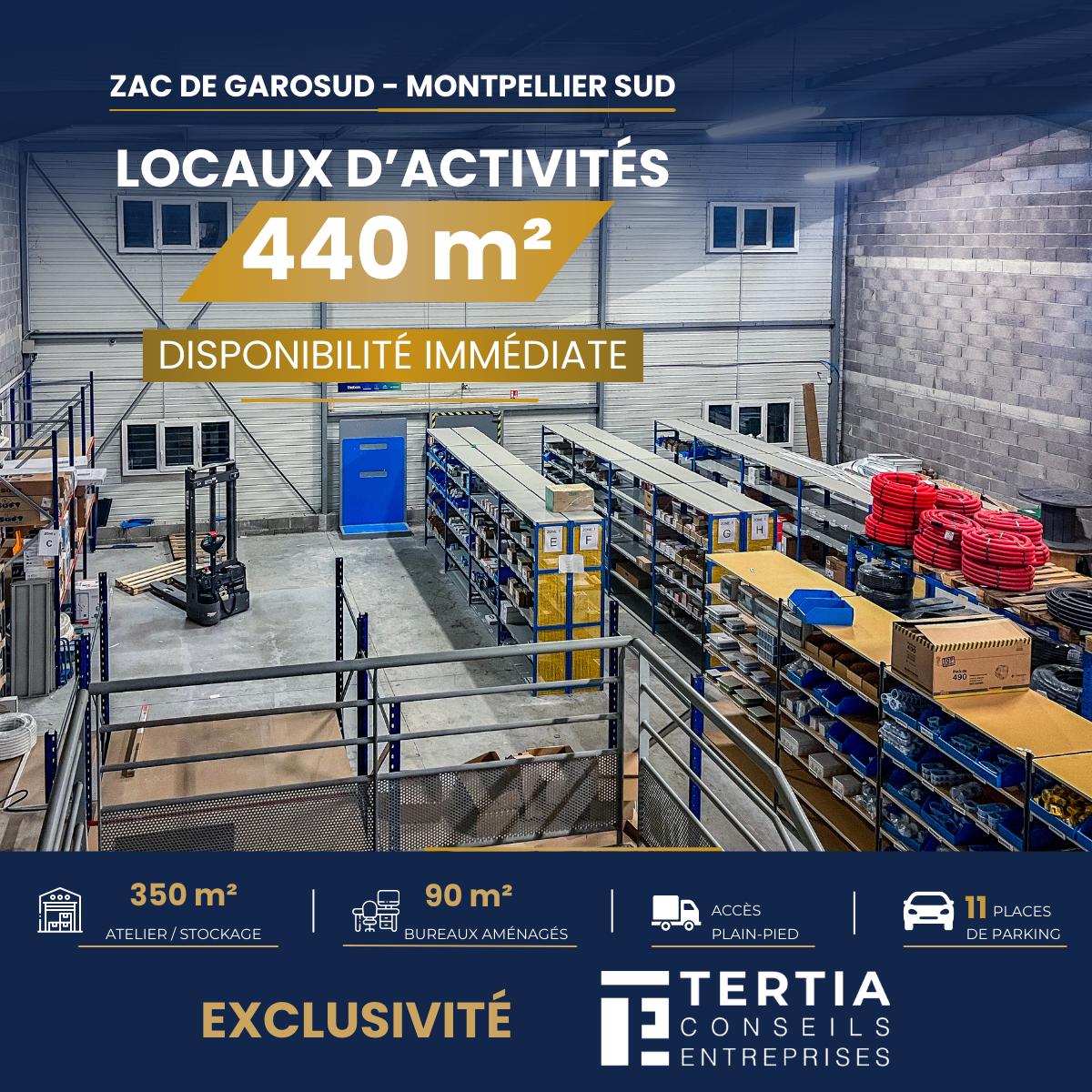 ZAC GAROSUD | LOCAL D’ACTIVITÉ PRIME À LA LOCATION